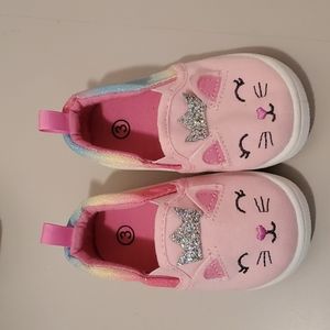 Kitty princess rainbow glitter sneakers shoes